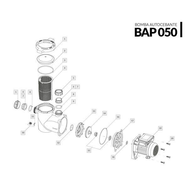 Bomba autocebante BAP 050