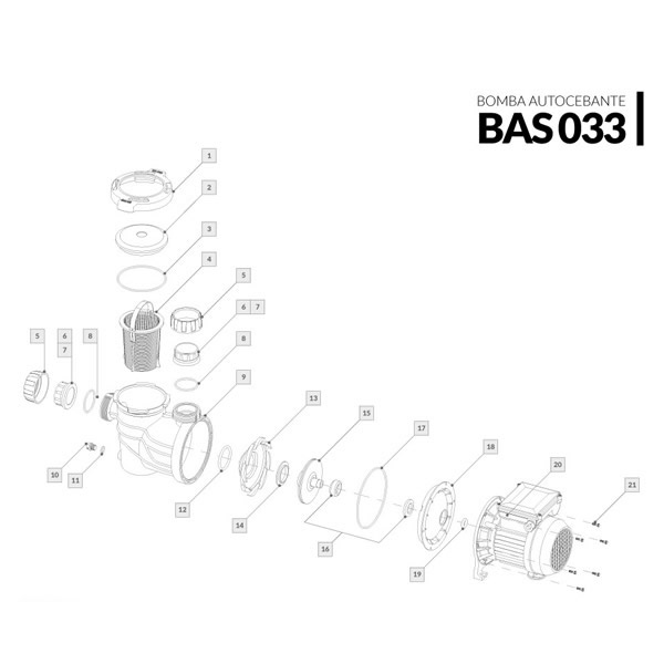 Bomba autocebante BAS 033