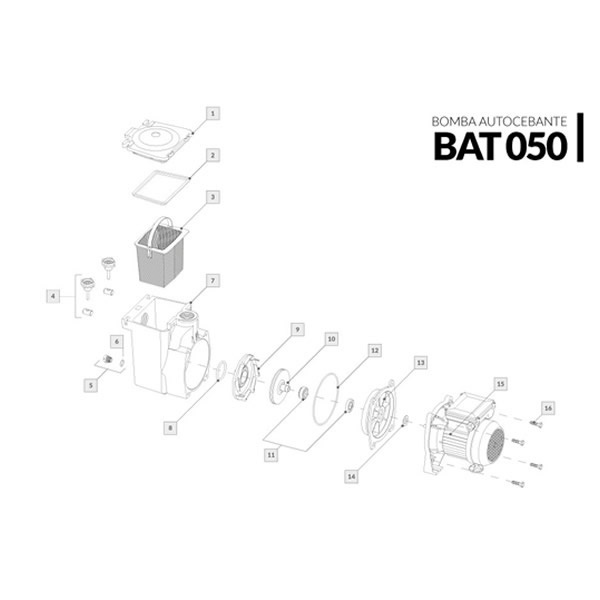 Bomba autocebante BAT 050