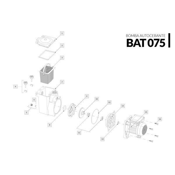 Bomba autocebante BAT 075