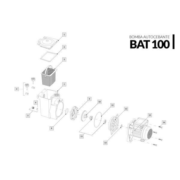 Bomba autocebante BAT 100